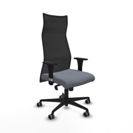 Piqueras y Crespo Albacete malla XL sincro malla negra bali gris brazos 1D base nailon ruedas 65mm engomadas