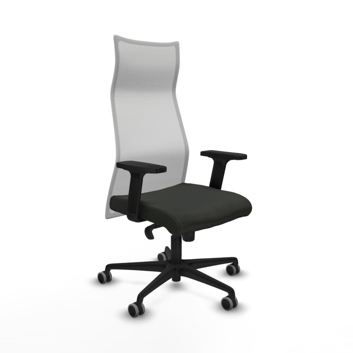 Piqueras y Crespo Albacete malla sincro malla blanca bali negro brazos 2D base nailon ruedas 65mm engomadas