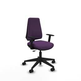 Piqueras y Crespo Elche CP bali morado brazos 1D base piramidal ruedas nailon 65mm