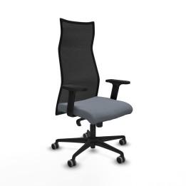Piqueras y Crespo Albacete malla sincro malla negra bali gris brazos 2D base nailon ruedas 65mm engomadas