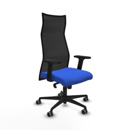 Piqueras y Crespo Albacete malla sincro malla negra bali azul brazos 2D base nailon ruedas 65mm engomadas
