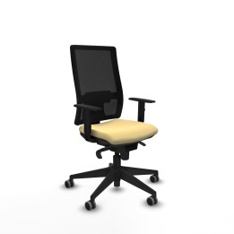 Piqueras y Crespo Horna sincro malla negra similpiel crema brazos 1D base piramidal ruedas 65mm engomadas
