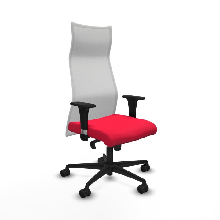 Piqueras y Crespo Albacete malla XL sincro malla blanca bali rojo brazos 1D base nailon ruedas 65mm nailon