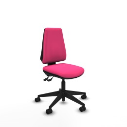 Piqueras y Crespo Elche AS similpiel rosa base piramidal ruedas nailon 65mm