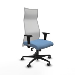Piqueras y Crespo Albacete malla sincro malla blanca bali azul cielo brazos 1D base nailon ruedas 65mm engomadas