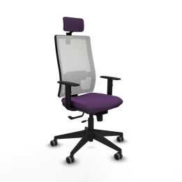 Piqueras y Crespo Horna traslack malla blanca bali morado brazos 1D base piramidal cabecero 2D ruedas 65mm engomadas
