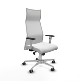 Piqueras y Crespo Albacete malla sincro malla blanca bali blanco brazos blancos base aluminio ruedas 65mm engomadas