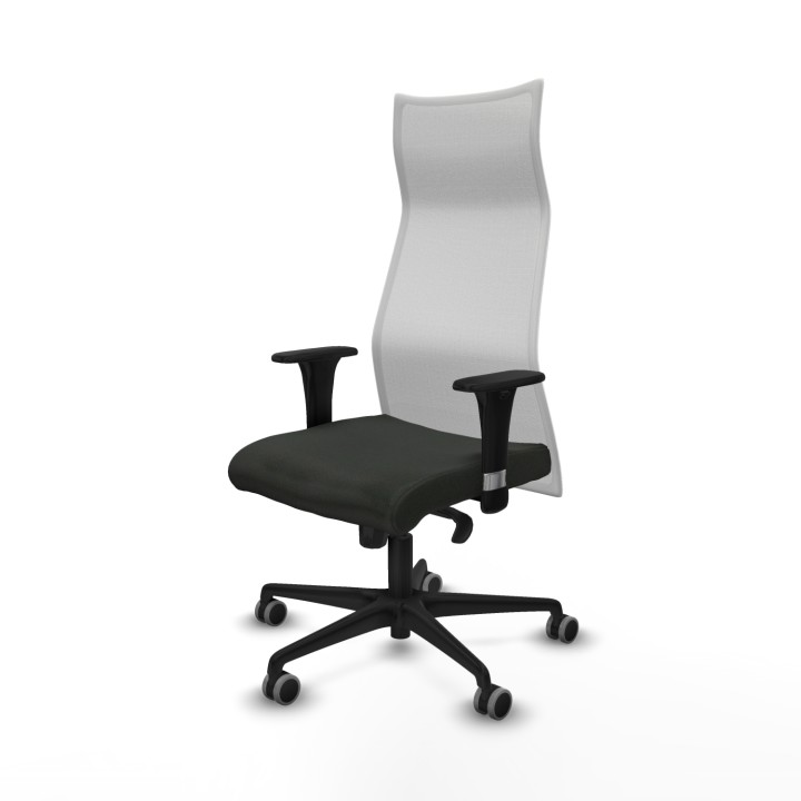 Piqueras y Crespo Albacete malla XL sincro malla blanca bali negro brazos 1D base nailon ruedas 65mm engomadas