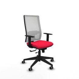 Piqueras y Crespo Horna traslack malla blanca bali rojo brazos 1D base piramidal ruedas 65mm engomadas