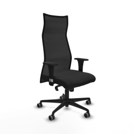 Piqueras y Crespo Albacete malla sincro malla negra similpiel negro brazos 1D base nailon ruedas 65mm engomadas
