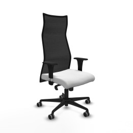 Piqueras y Crespo Albacete malla sincro malla negra bali blanco brazos 1D base nailon ruedas 65mm engomadas