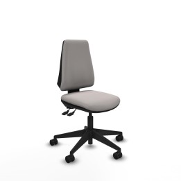 Piqueras y Crespo Elche AS similpiel blanco base piramidal ruedas nailon 65mm