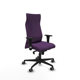 Piqueras y Crespo Albacete XL sincro bali morado brazos 1D base nailon ruedas 65mm engomadas