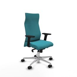Piqueras y Crespo Albacete dirección sincro bali turquesa brazos 2D base aluminio ruedas 65 nailon
