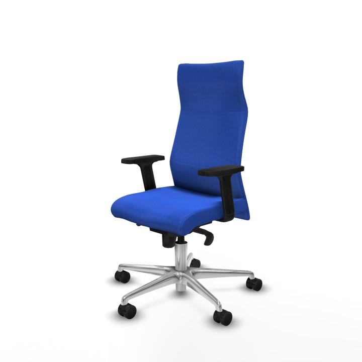 Piqueras y Crespo Albacete dirección sincro bali azul brazos 2D base aluminio ruedas 65 nailon