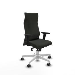 Piqueras y Crespo Albacete dirección sincro bali negro brazos 2D base blanca ruedas 65 engomadas