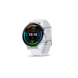 Garmin Venu 3 3,56 cm (1.4") AMOLED Digital 454 x 454 Pixeles Pantalla táctil Plata, Blanco Wifi GPS (satélite)