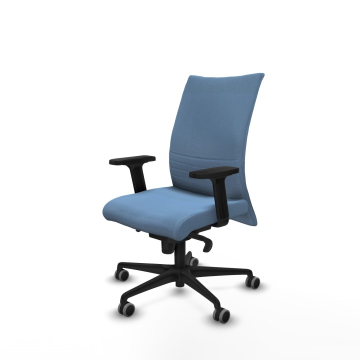 Piqueras y Crespo Albacete confidente sincro bali azul cielo brazos 2D base nailon ruedas 65mm engomadas