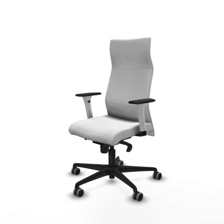 Piqueras y Crespo Albacete dirección sincro bali blanco brazos 1D blancos base nailon ruedas 65 engomadas
