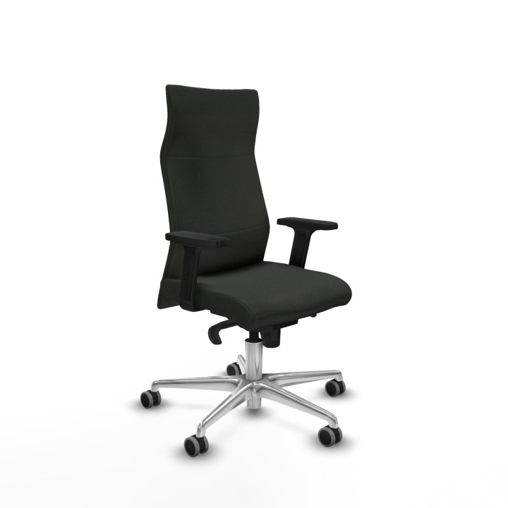 Piqueras y Crespo Albacete dirección sincro bali negro brazos 2D base aluminio ruedas 65 engomadas