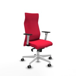 Piqueras y Crespo Albacete dirección sincro bali rojo brazos 1D blancos base blanca ruedas 65 engomadas