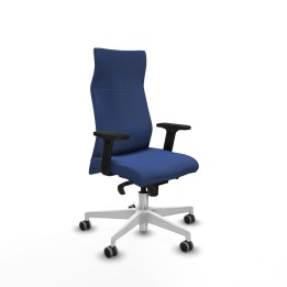 Piqueras y Crespo Albacete dirección sincro bali azul marino brazos 2D base blanca ruedas 65 engomadas