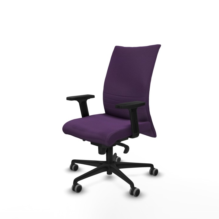 Piqueras y Crespo Albacete confidente sincro bali morado brazos 2D base nailon ruedas 65mm engomadas