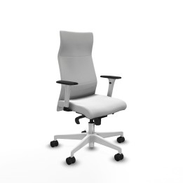 Piqueras y Crespo Albacete dirección sincro bali blanco brazos 1D blancos base blanca ruedas 65 nailon