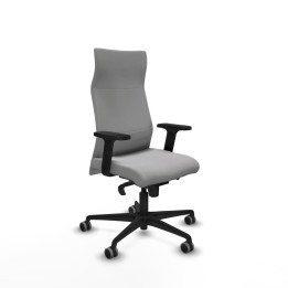 Piqueras y Crespo Albacete dirección sincro bali gris claro brazos 2D base nailon ruedas 65 engomadas