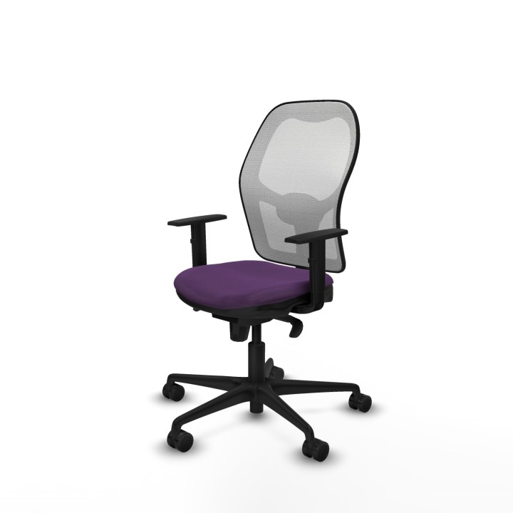 Piqueras y Crespo Jorquera sincro malla blanca bali morado brazos 1D base nailon ruedas 65mm nailon