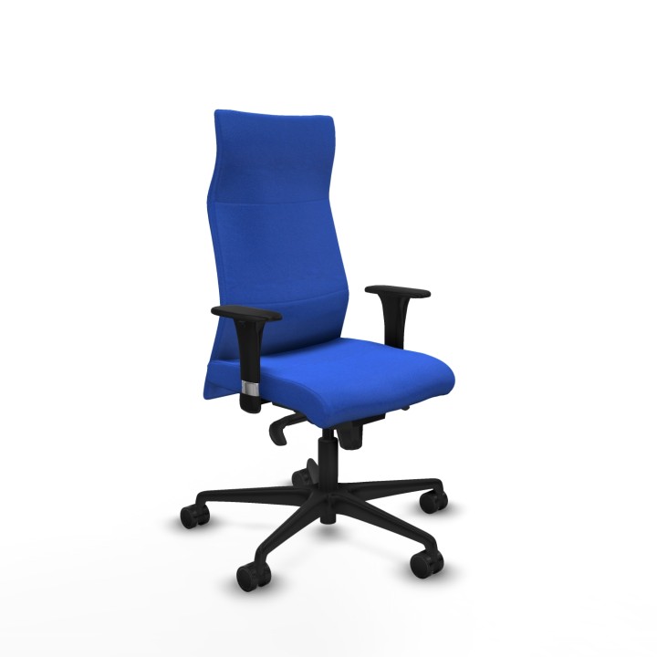 Piqueras y Crespo Albacete XL sincro bali azul brazos 1D base nailon ruedas 65 mm nailon