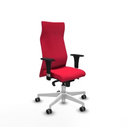 Piqueras y Crespo Albacete XL sincro bali rojo brazos 1D base blanca ruedas 65mm engomadas