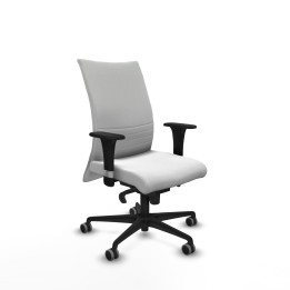 Piqueras y Crespo Albacete confidente sincro bali blanco brazos 1D base nailon ruedas 65mm engomadas