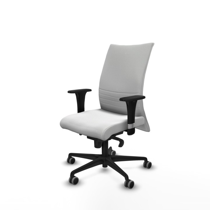 Piqueras y Crespo Albacete confidente sincro bali blanco brazos 1D base nailon ruedas 65mm engomadas