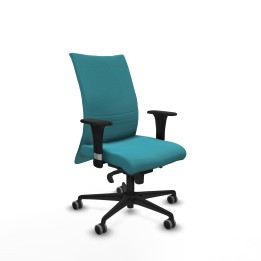 Piqueras y Crespo Albacete confidente sincro bali turquesa brazos 1D base nailon ruedas 65mm engomadas