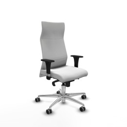 Piqueras y Crespo Albacete XL sincro bali blanco brazos 1D base aluminio ruedas 65mm engomadas