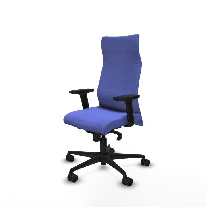 Piqueras y Crespo Albacete dirección sincro bali azul claro brazos 2D base nailon ruedas 65 nailon