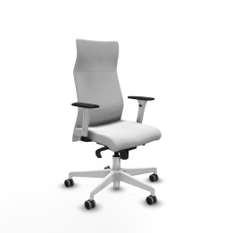 Piqueras y Crespo Albacete dirección sincro bali blanco brazos 1D blancos base blanca ruedas 65 engomadas