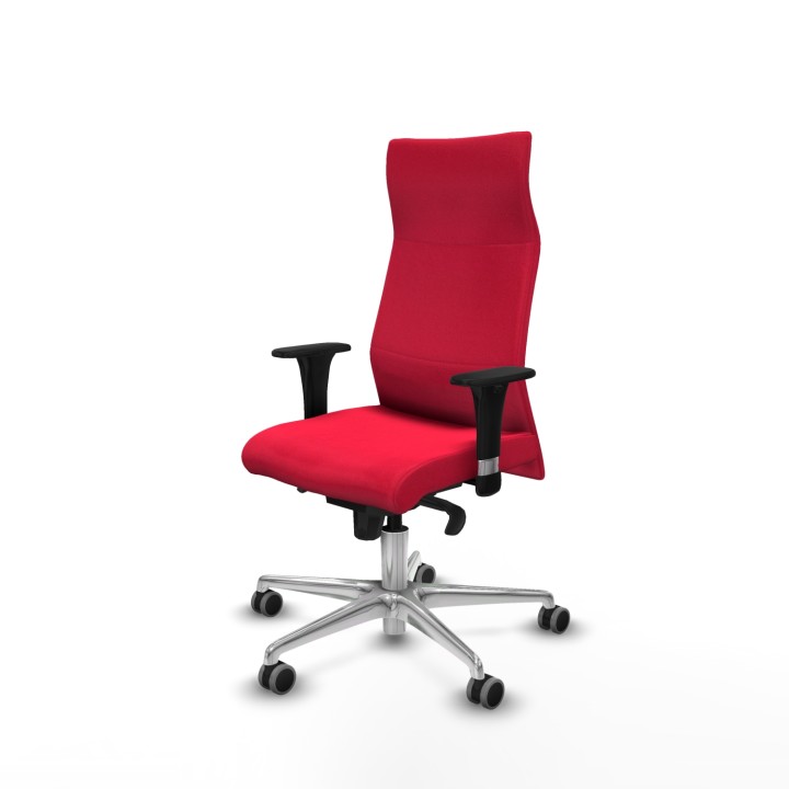 Piqueras y Crespo Albacete XL sincro bali rojo brazos 1D base aluminio ruedas 65mm engomadas