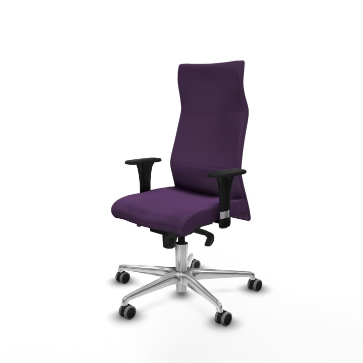 Piqueras y Crespo Albacete dirección sincro bali morado brazos 1D cromados base aluminio ruedas 65 engomadas