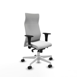 Piqueras y Crespo Albacete XL sincro bali blanco brazos 1D base blanca ruedas 65 mm nailon