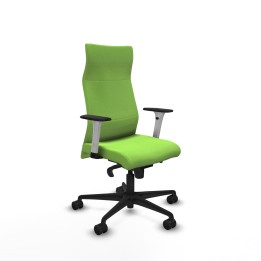 Piqueras y Crespo Albacete dirección sincro bali pistacho brazos 1D blancos base nailon ruedas 65 nailon