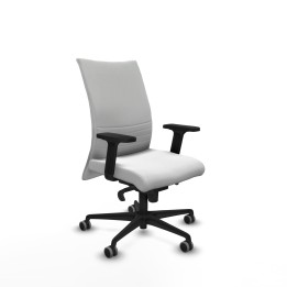 Piqueras y Crespo Albacete confidente sincro bali blanco brazos 2D base nailon ruedas 65mm engomadas