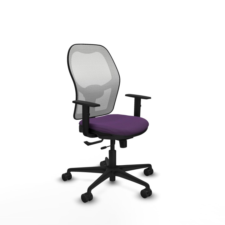 Piqueras y Crespo Jorquera traslack malla blanca bali morado brazos 1D base nailon ruedas 65mm nailon