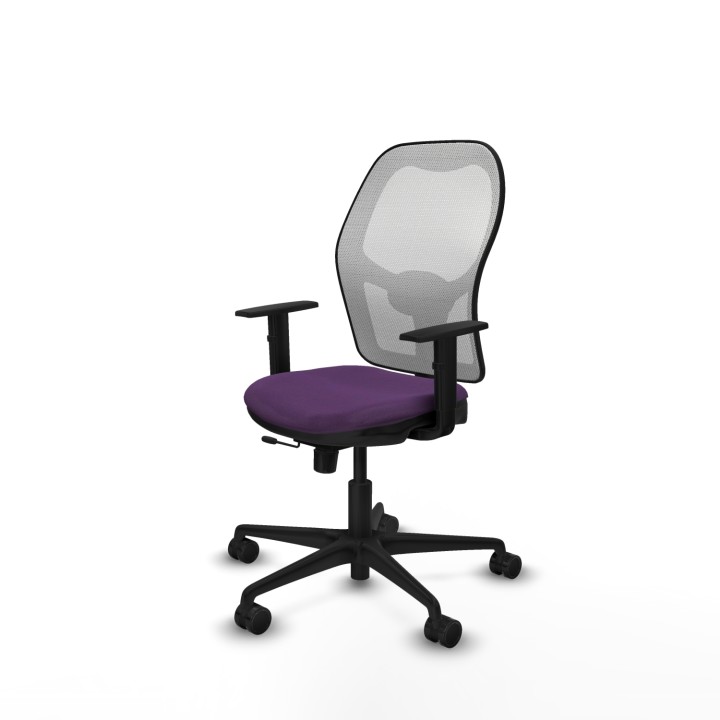 Piqueras y Crespo Jorquera traslack malla blanca bali morado brazos 1D base nailon ruedas 65mm nailon