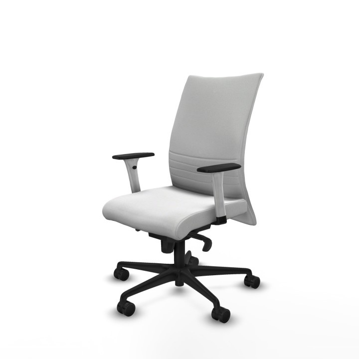 Piqueras y Crespo Albacete confidente sincro bali blanco brazos 1D blancos base nailon ruedas 65 mm nailon