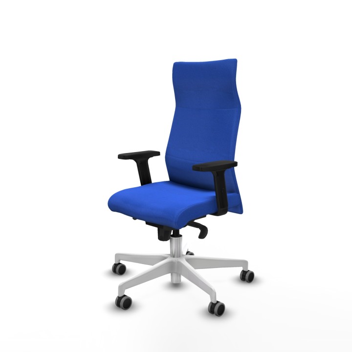 Piqueras y Crespo Albacete dirección sincro bali azul brazos 2D base blanca ruedas 65 engomadas