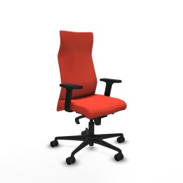 Piqueras y Crespo Albacete dirección sincro bali naranja oscuro brazos 2D base nailon ruedas 65 nailon