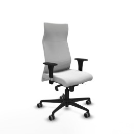 Piqueras y Crespo Albacete XL sincro bali blanco brazos 1D base nailon ruedas 65mm engomadas