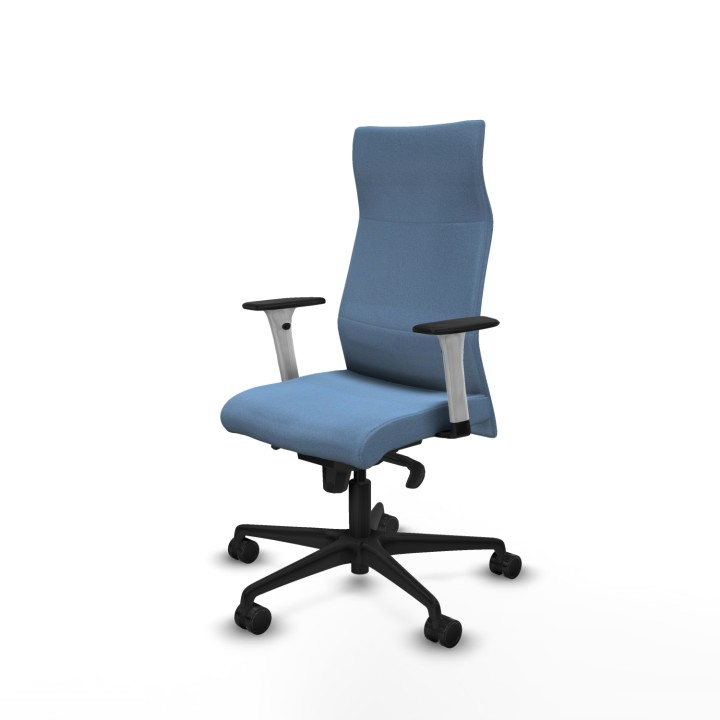 Piqueras y Crespo Albacete dirección sincro bali azul cielo brazos 1D blancos base nailon ruedas 65 nailon
